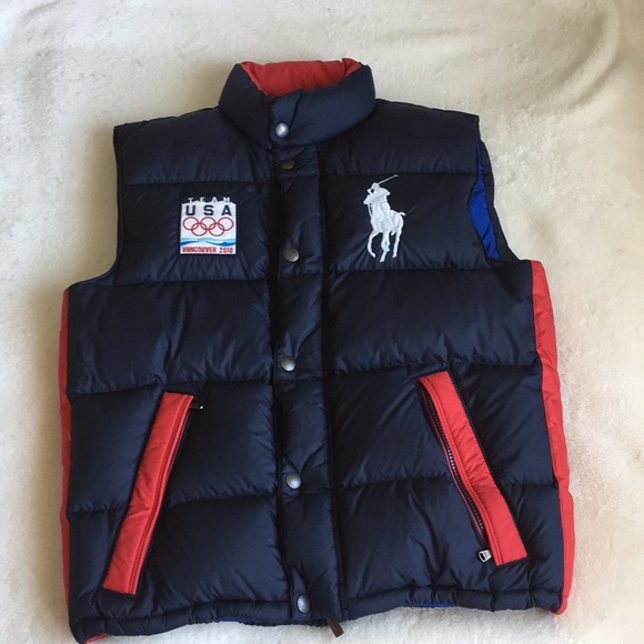 polo usa vest